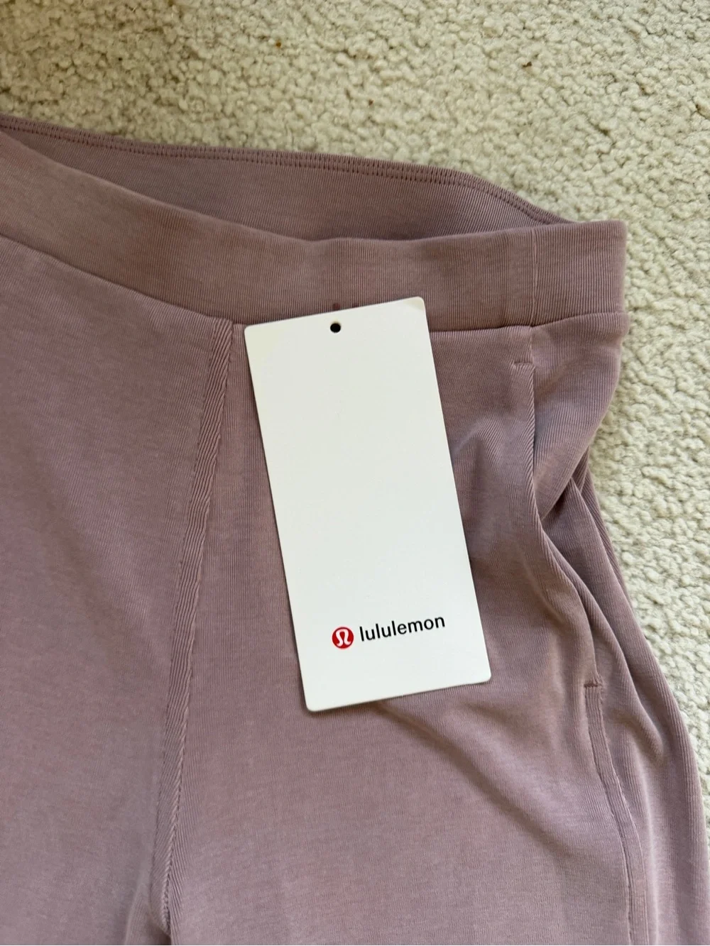 New Lululemon Lilac Drapey Softstreme Flared Pant wide leg